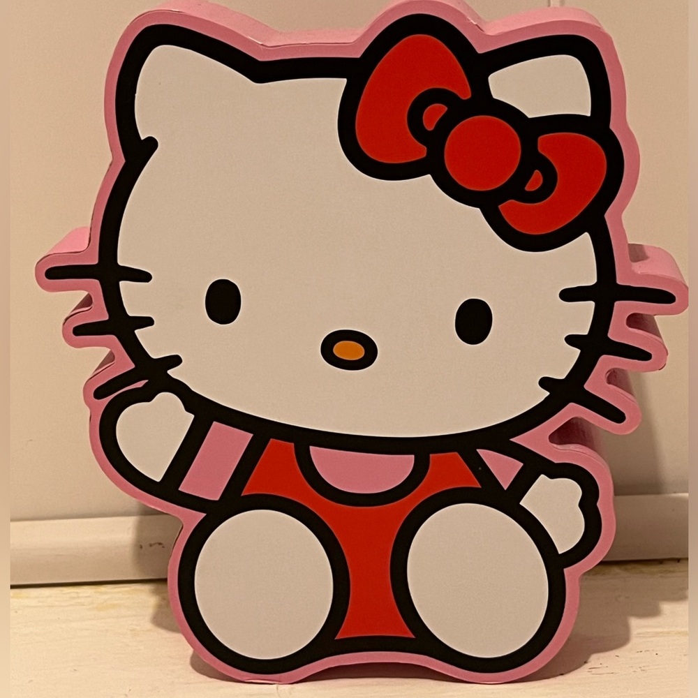 Hello Kitty Wall Decor Art in Pink